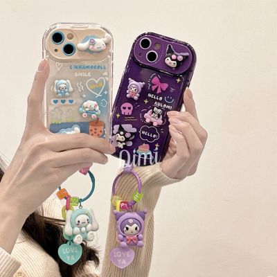 เคสการ์ตูนกระจก สำหรับรุ่น ไอโฟน i6 i7 i8 6plus 7plus ix xr xmax 12 12pro 12proma 13 13pro 13promax 14 14pro 14promax