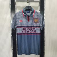 เสื้อเจอร์ซีย์เตะฟุตบอลย้อนยุค94/96 M-U ห่างออกไปเสื้อกีฬาฟุตบอล S-XXL เสื้อฟุตบอลย้อนยุค