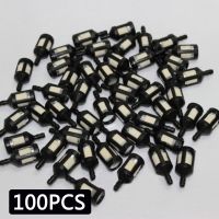 ที่กรองน้ำมันเชื้อเพลิงเครื่องยนต์ขนาดเล็ก100x สำหรับ ZAMA ZF-1 Tecumseh Homelite #49422,1/8-หัวนม