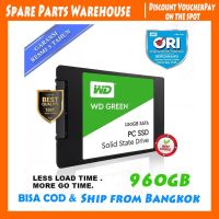 Western Digital Green WD SSD 120GB/240GB/480GB/960GB3D SAND เอสเอสดี SSD SATA 3.0 2.5”  , ความจุขนาดใหญ่, Solid State Drive, อินเทอร์เฟซสำหรับจัดเก็บข้อมูลคอมพิวเตอร์ฮาร์ดไดรฟ์