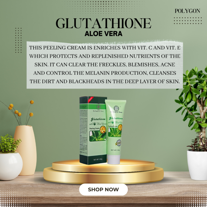 ORIGINAL Aloe Vera with Glutathione Perfect Magic Peeling Cream 100