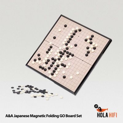 A&A Japanese Magnetic Folding GO Board Set ชุดกระดานโกะ ขนาดมาตรฐาน พับเก็บได้ มีระบบแม่เหล็ก