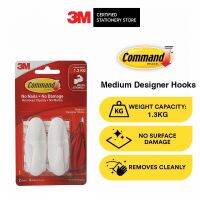 3M Command™ Medium Designer Hooks-hold Up To 1.3 Kg