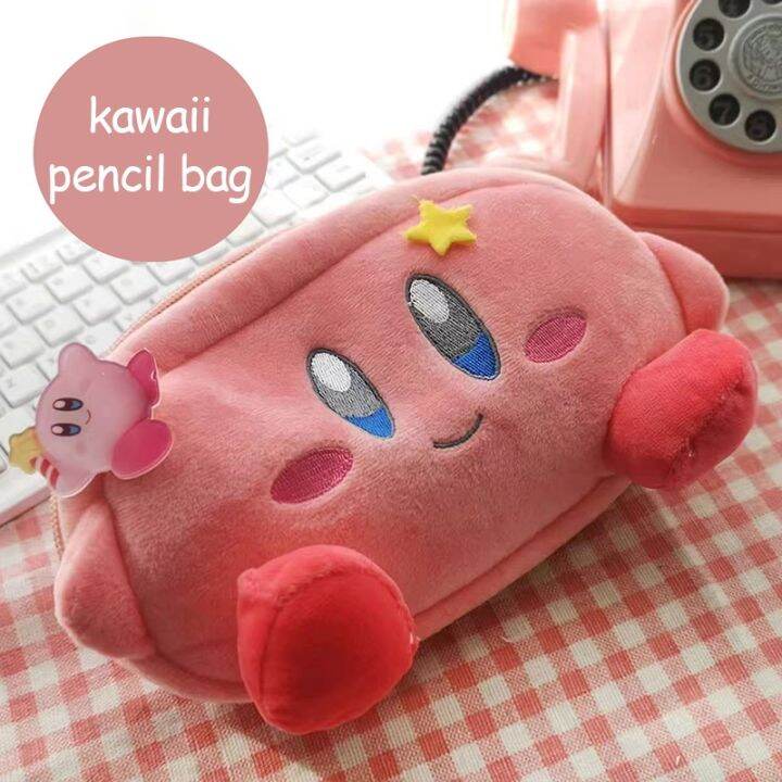 kawaii-plush-pencil-case-cartoon-pencil-bag-gift-large-capacity-pencil-box-estuches-pencil-pouch-school-supplies-stationery