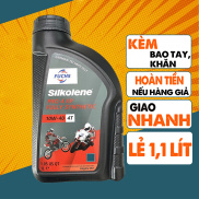 Bán 1.1 Lít Nhớt Fuchs Silkolene 10W40, Nhập EU, Màu Đỏ