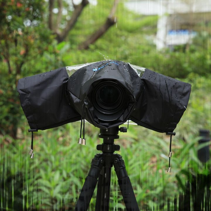 กันน้ำกันน้ำกล้องฝนปกม่านบังแดดป้องกันกรณีเสื้อสำหรับกล้อง-dslr-canon-nikon-pentax
