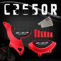 ใหม่สำหรับ HONDA CB650R CB 650R 2019 2020 2021เครื่องยนต์มอเตอร์ไซค์เคสสเตเตอร์ตัวป้องกันฝาครอบคลัตช์แผ่นกันกระแทกป้องกันกรอบแถบเลื่อน