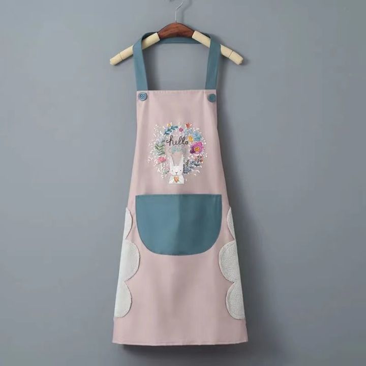 ผ้ากันเปื้อน-ผ้ากันเปื้อนทําอาหาร-cooking-apron-ผ้ากันเปื้อนลายการ์ตูน-ผ้ากันเปื้อนน่ารัก-ชุดกันเปื้อนผู้ใหญ่-e23
