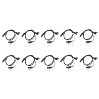 10X Walkie Talkie Air Acoustic Tube PPT Headset Earpiece Xir P6600 P6620 XPR3300 XPR3500 MTP3250