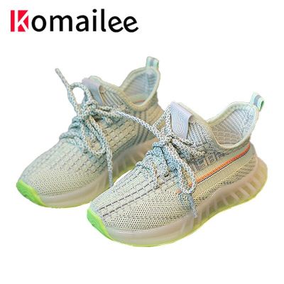 Kids Sneakers Baby Soft Breathable Running Knitting Infant Teenage Mesh Sports Boy Girl Lightweight Coconut Shoes
