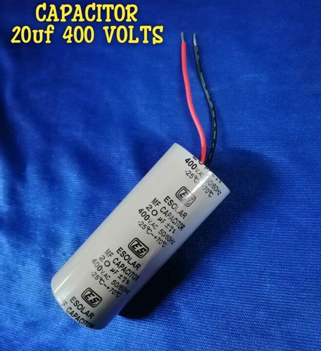 CAPACITOR 20UF 400 VOLTS FOR INDUSTRIAL SEWING MOTOR Lazada PH