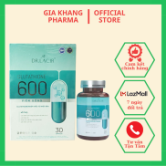 Viên Uống Dr Lacir Trắng Da Glutathione 600 Mẫu Mới Giúp Xóa Nám Sáng Da