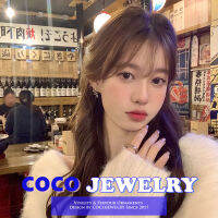 COCOJEWELRY 2022ใหม่สไตล์เกาหลีแฟชั่นต่างหูสตั๊ดฝนดาวตกรูปต่างหูอุปกรณ์เสริมสุภาพสตรี