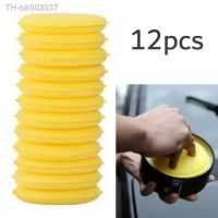 ∏⊕◎ 12PCS Car Round Waxing Polish Sponges Foam Applicator Pads Curing and Polishing Sponges Applicator Clean Paint Polishing