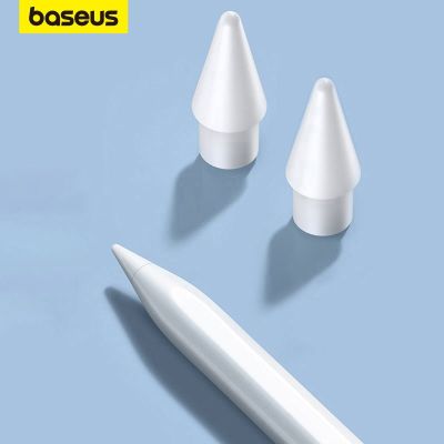 Baseus ปลายดินสอ Pcs 2ปลายสำหรับดินสอ1St รุ่น2Nd ปลายปากกาสไตลัสดินสอสำหรับเปลี่ยนหัวปากกาปากกาเขียนเปลือกตา Ipad