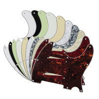 FLEOR กีตาร์ไฟฟ้า8หลุม Pickguard S Cratch แผ่นด้วยสกรูพอดีแนชวิลล์สไตล์กีต้าร์,11สีเลือก