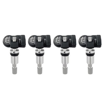 4 Piece Programmable TPMS Sensor Fit for AUTEL Tire Pressure Monitoring System 433MHz 315MHZ Sensor Universal 2 in 1
