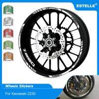 Motorcycle Decorative Wheel Hub Streak Decoration Styling Tire Waterproof Reflective Decal Stickers For Kawasaki Z250 All Years