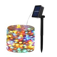 ◈ Solar LED String Lights 10M Waterproof Flexible Fairy Christmas Lights Used In Outdoor Courtyards