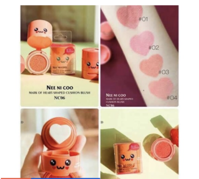 nee ni coo cushion blush NC06**ของแท้ พร้อมส่ง