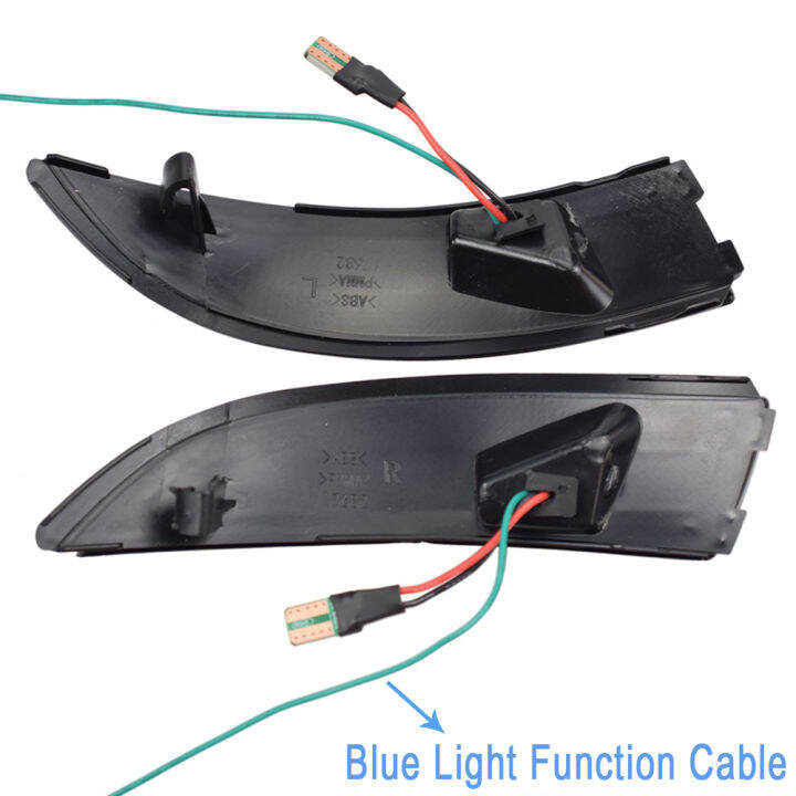 led-แบบไดนามิกเลี้ยวแสงกระจกมองข้างลำดับตัวบ่งชี้ไฟกระพริบโคมไฟสำหรับฟอร์ดเฟียสต้า-mk6-vi-สหราชอาณาจักร-mk7-2008-17-b-max-2012-17