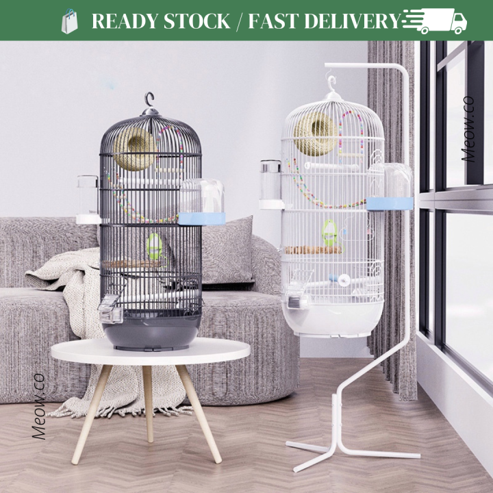 Classic Round Bird Cage Home bird cage parrot cage bird nest myna peony