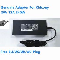 Chicony A20-240P2A แท้20V 12A 240W อะแดปเตอร์ AC USB บางสำหรับชาร์จ MSI GE76 GE66แหล่งจ่ายไฟแล็ปท็อป