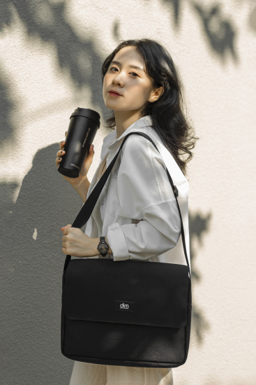 Túi đeo chéo đựng laptop chất liệu chống thấm nước dim modern messenger - ảnh sản phẩm 7
