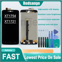 Redsange หน้าจอ LCD TFT ของแท้สำหรับ Motorola Moto C XT1754 /C Plus ชุดดิจิไทเซอร์จอแสดงผล LCD แบบสัมผัสหน้าจอ XT1721สำหรับ Moto C XT1754 /Moto C Plus การแสดงผล XT1721