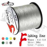 【CC】 WALK FISH 4 Strand 300m 8 Japan PE Braided  Super Fishing braided line Floating