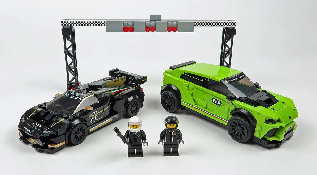 LegoSpeed Champions- 76899-Lamborghini Urus ST-X & Huracán Super Trofeo  EVO-663 chi tiết 