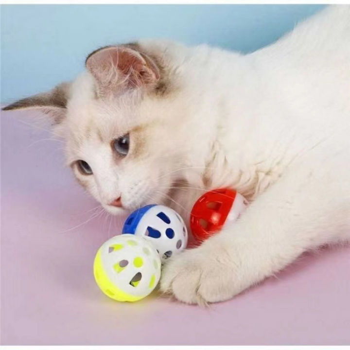 ของเล่นแมว-ลูกบอลกระดิ่งล่อแมว-ขนาดจิ๋ว-cats-toy-bell-ball-ลูกบอลกระดิ่ง-ทรงกลม-ของเล่นแมว-สุนัข