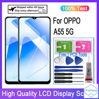 ต้นฉบับสำหรับ OPPO A55 5กรัมจอแสดงผล LCD แบบสัมผัสหน้าจอแผงหน้าจอทัชสกรีน