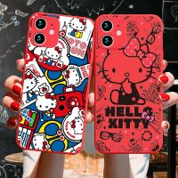 [Phone case]H Ello K Itty การ์ตูนกรณีโทรศัพท์สำหรับ Iphone 5 5วินาที SE 2 6 6วินาที7 8 11 12มินิพลัส X XS XR Pro Max ลูกอมสี