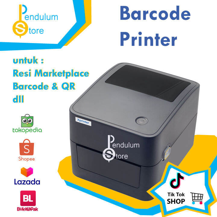 XPrinter XP D4601B Printer Barcode Label Stiker 4601 USB Bluetooth Free ...