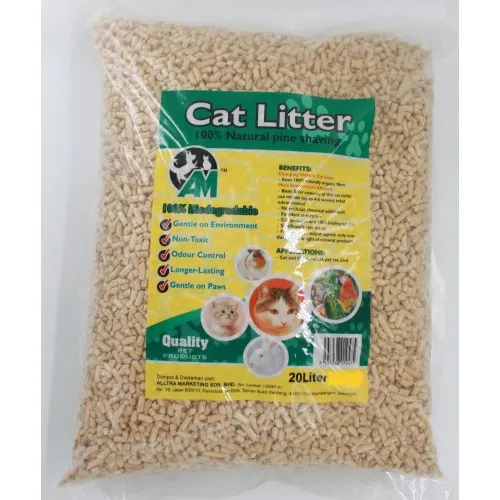 Natural Pine Wood Cat Litter 5KG Lazada