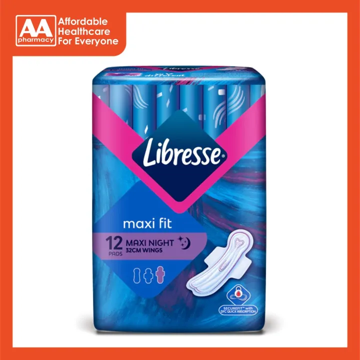 LIBRESSE MAXI 32CM WING 12'S | Lazada