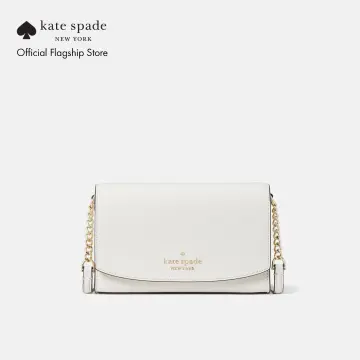 Kate Spade Staci Small Flap Crossbody Black Gold