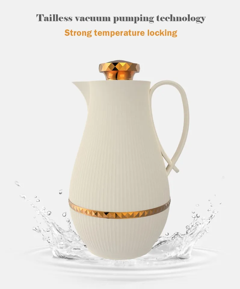 800ml Arabian Glass Liner Vacuum Flask Middle Eastern Style 24Hours  Insulation Thermos Bottle Restaurant Home Hot Water Bottle