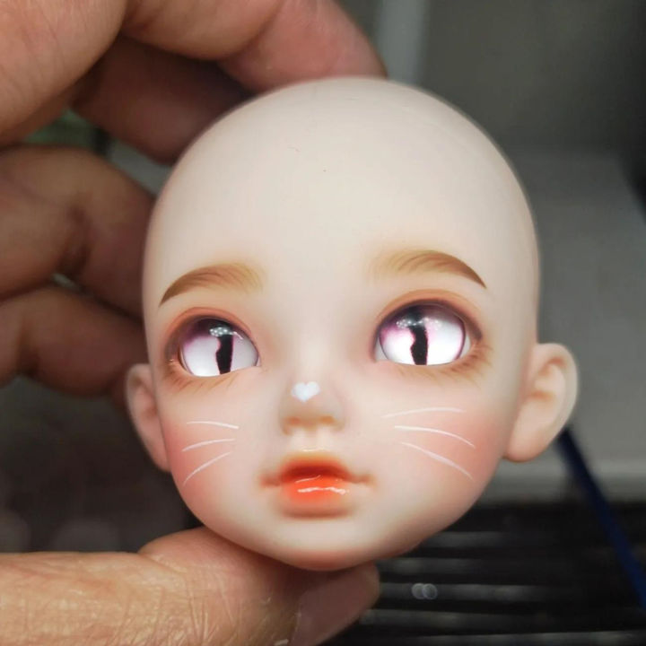 banny-ตุ๊กตาแต่งหน้าอุปกรณ์เสริม23ซม-ความสูง-elf-ตุ๊กตามนุษย์-body-part-17-bjd-เปลี่ยนตาตุ๊กตาหัวของเล่น