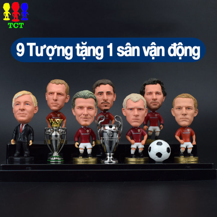 Mô Hình Tượng Cầu Thủ Bóng Đá Mu Manchester United 1998-2008 Cao 6,5Cm  Scholes Giggs Roy Kean Sir Alex | Lazada.Vn