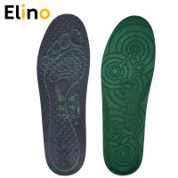 Elino Mens Pigskin Magnetic Therapy Insoles Leather Massage Health Shoe Pad Magnet Acupressure Physiotherapy Comfortable Insole