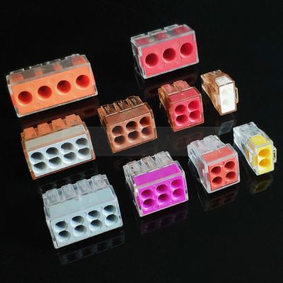 wire connector 602 604 102 104 building wire terminal block connector 2Pins 4Pins cable connector 0.75-4.0mm2 lead wire link