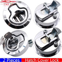 2Pcs เรือ Deck Hatches Flush Pull Slam Latch Mount Latch Lift สำหรับ RV Yacht Marine Deck Hatches ล็อค Locker Yacht อุปกรณ์เสริม