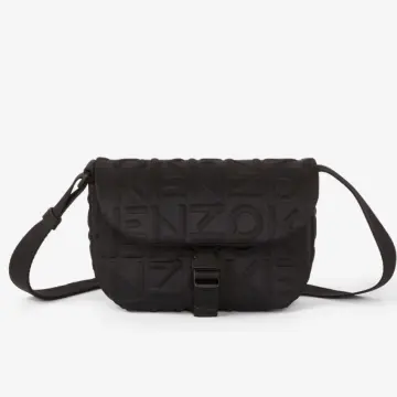 Kenzo UNISEX Mini Messenger Logo-embossed Crossbody Bag