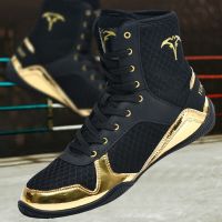 Professional Wrestling Shoes Men Women Breathable Wrestling Sneakers Luxury Boxing Footwears Anti Slip Boxing Sneakers