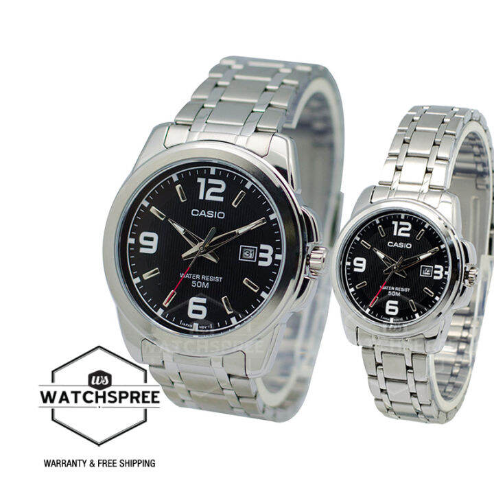 Casio couple deals watch set