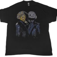 เสื้อยืดวง daft punk เจ้าพ่อแห่งวงการเทคโนในยุคแรก เสื้อหายากน่าสะสม