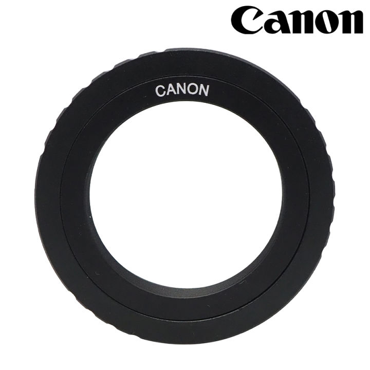 t-ring-สำหรับต่อกล้อง-dslr-แบรนด์-canon-ตัวแปลง-t-ring-อุปกรณ์เสริมกล้องเลนส์-อะแดปเตอร์เลนส์กล้องโทรทรรศน์-อุปกรณ์เสริมกล้องดูดาว