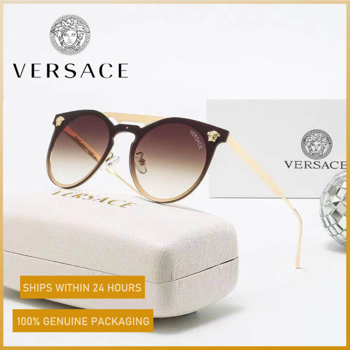 【100 genuine case】Versace's sunglasses for women fashion shades women